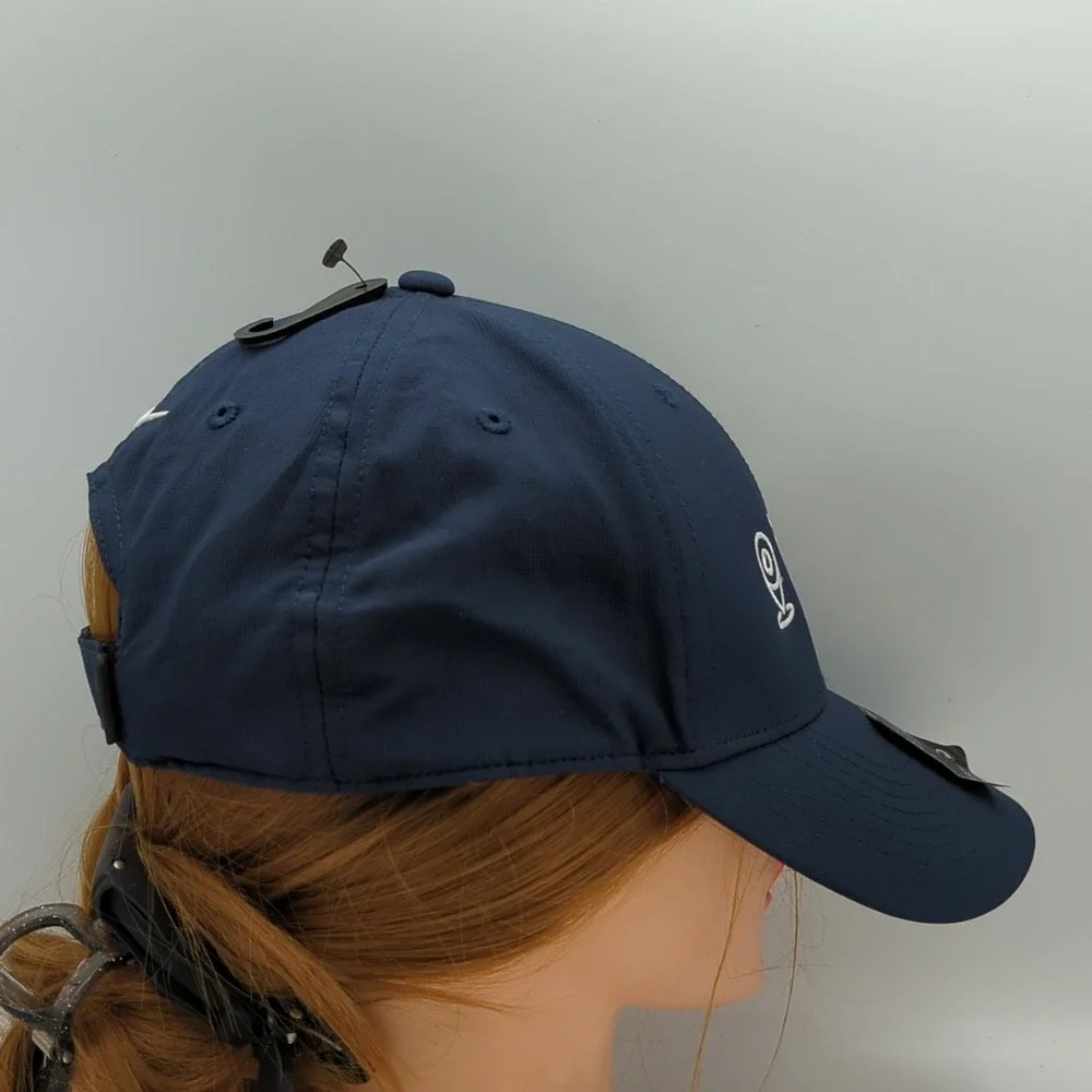 Nike Dri-Fit Legacy91 Ignite Hat Navy Blue Adjustable Baseball Cap Unisex OSFM